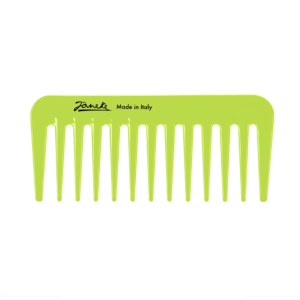 Міні гребінчик JANEKE Mini Supercomb у відтінку: Неоново-зелений