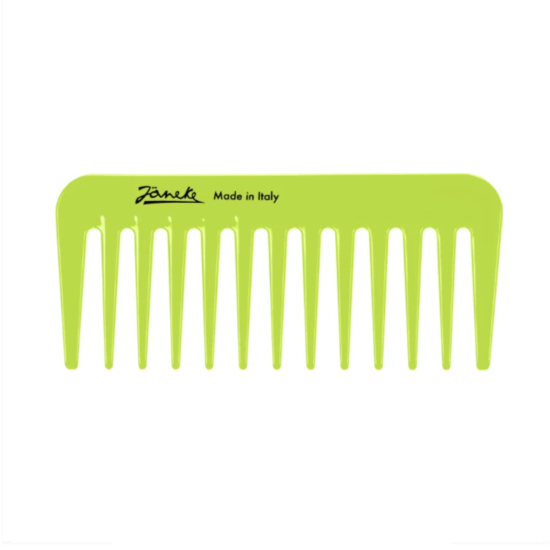 Міні гребінчик JANEKE Mini Supercomb у відтінку: Неоново-зелений