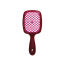 Расческа JANEKE SUPERBRUSH SMALL міні в оттенке: Бургундия с розовым