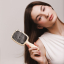 Розчіска JANEKE SUPERBRUSH стандарт у відтінку: Пастельно-жовта з чорним