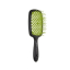 Расческа мини JANEKE SUPERBRUSH SMALL в оттенке: Черная с зеленым
