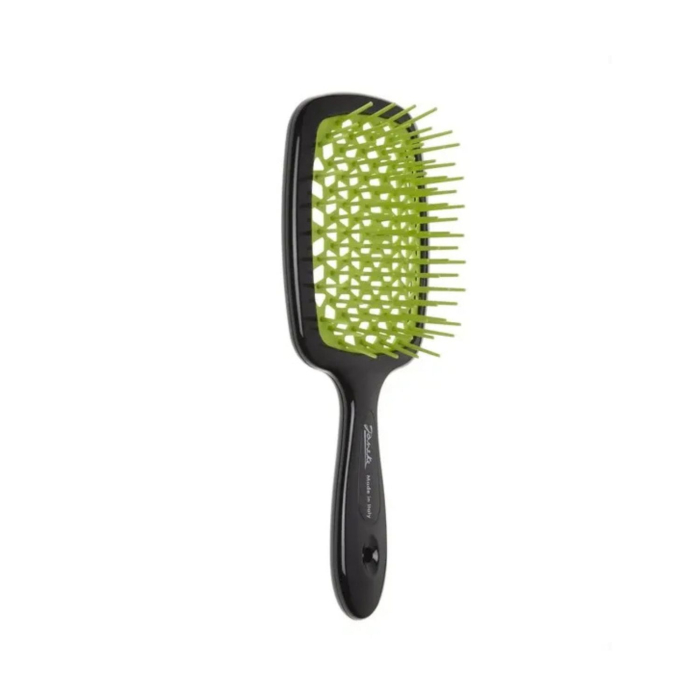 Розчіска міні JANEKE SUPERBRUSH SMALL у відтінку: Чорна з зеленим