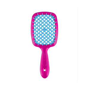 Розчіска міні JANEKE SUPERBRUSH SMALL у відтінку: Фуксія з голубим