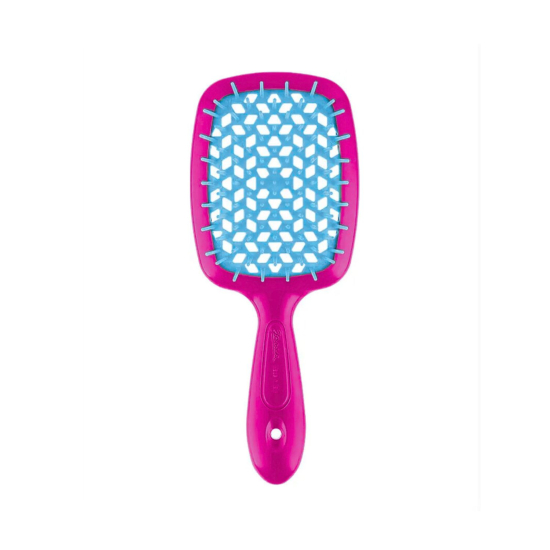 Розчіска міні JANEKE SUPERBRUSH SMALL у відтінку: Фуксія з голубим