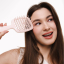 Расческа JANEKE SUPERBRUSH SMALL мини в оттенке: Пудровый с пудровым
