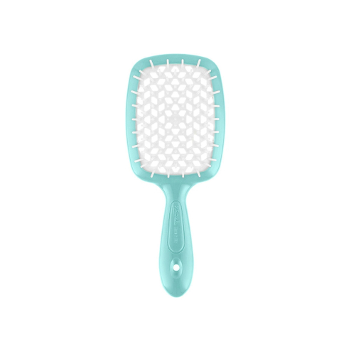 Щетка JANEKE SUPERBRUSH SMALL мини в оттенке: Тиффани с белым