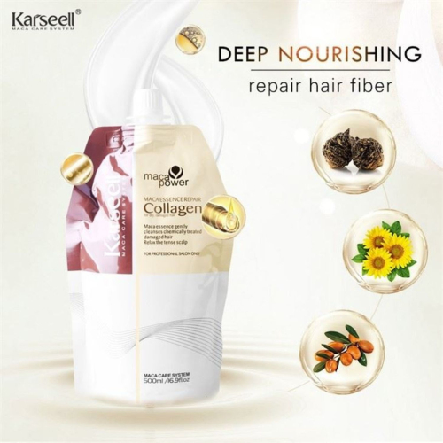 Mаска для волосся з колагеном (рефіл) KARSEELL Maca Essence Repair Collagen Hair Mask 500ml