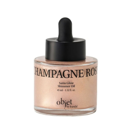 Олія для тіла з ефектом мерехтіння Objet by Kundal Satin Glow Shimmer Oil Champagne Rose 45ml