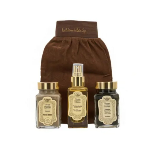Набір для тіла LA SULTANE DE SABA Body gift set Ayurvedic сoffret soin hammam 50x100x100ml