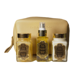 Набір для тіла LA SULTANE DE SABA Coffret Voyage en Orient Ambre Musc Santal 100mlx3