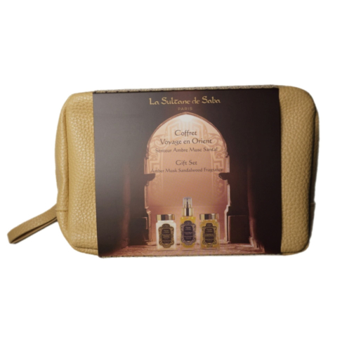 Набір для тіла LA SULTANE DE SABA Coffret Voyage en Orient Ambre Musc Santal 100mlx3