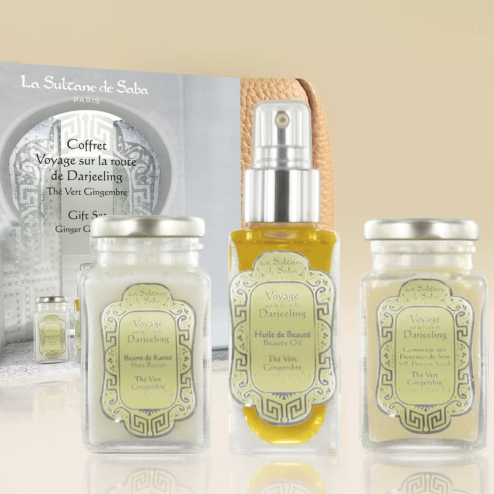 Набор для тела LA SULTANE DE SABA Green Tea Ginger Box Set100х50х100ml