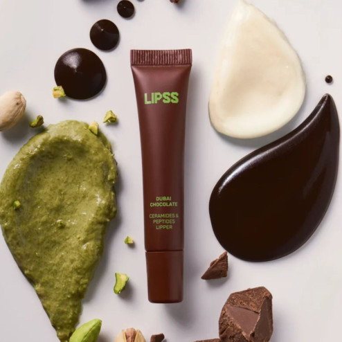 Блиск для губ LIPSS Lip Gloss 8g з ароматом: Dubai chocolate