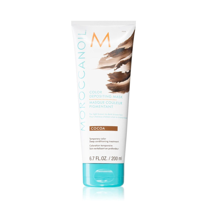Тонирующая маска для волос MОROCCANOIL Color Depositing Mask 200ml с эффектом цвета: Cocoa Тонирующая маска для волос MОROCCANOIL Color Depositing Mask 200ml с эффектом цвета: Cocoa