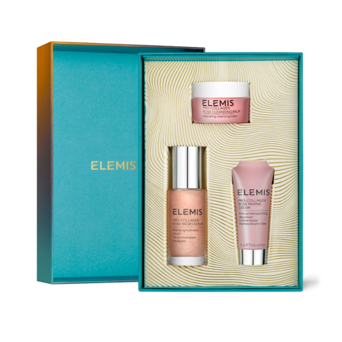 Набір Легендарне тріо для обличчя Про-Колаген Троянда ELEMIS The Pro-Collagen Rose Icons Skin