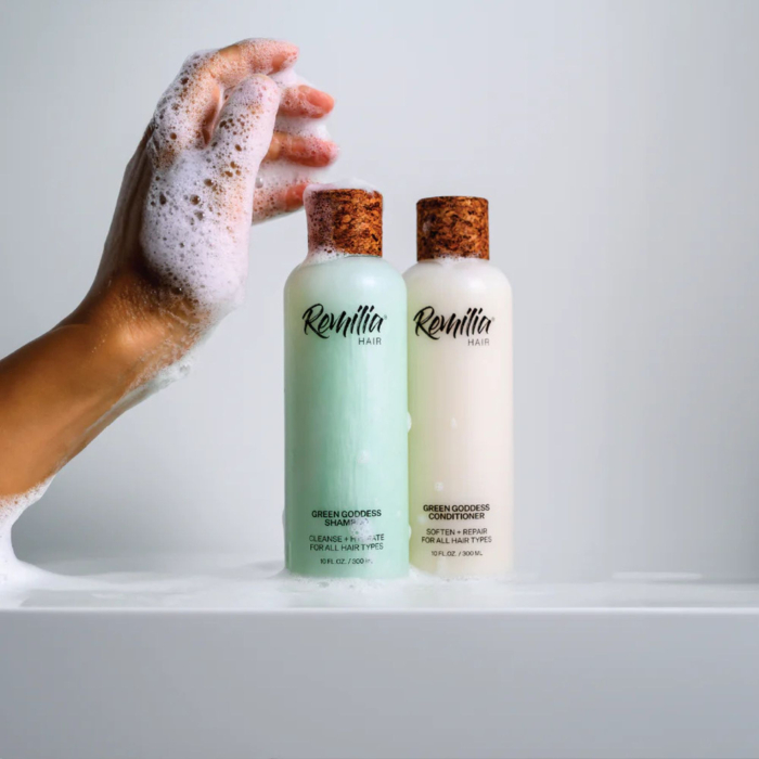 Набор REMILIA HAIR Green Goddess Set (шампунь+кондиционер) +3 капсулы в подарок