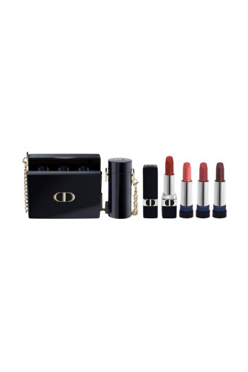 Набір помад + клатч DIOR Rouge Dior Minaudière Clutch and Lipstick Set