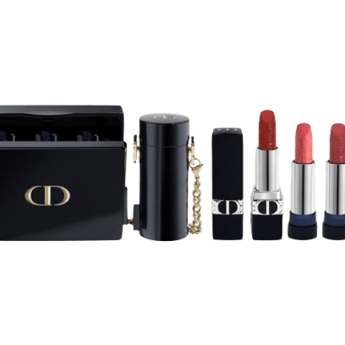 Набор помад + клатч DIOR Rouge Dior Minaudière Clutch and Lipstick Set