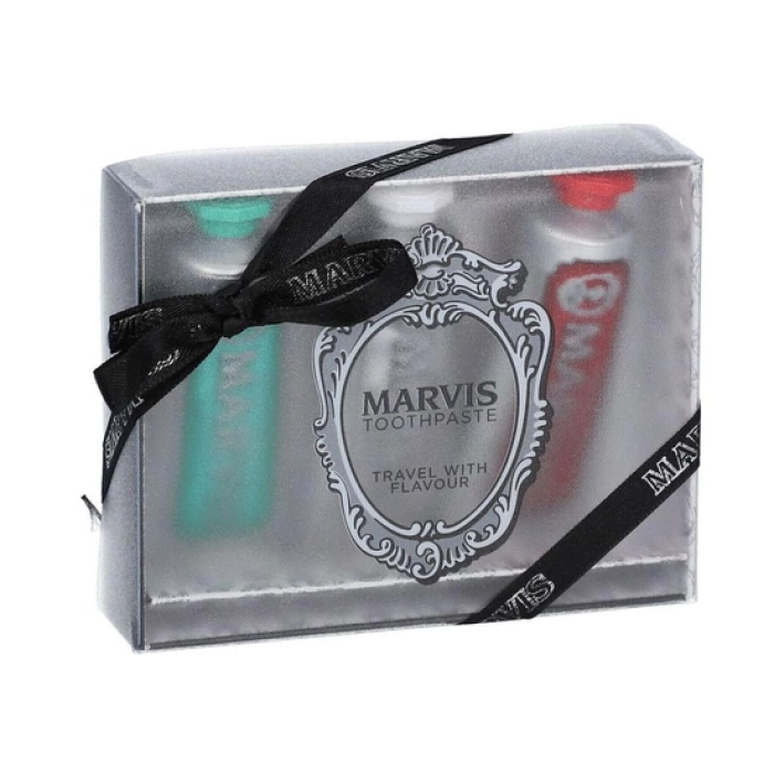Подарочный набор MARVIS 3x25мл (Classic Strong Mint , Whitening Mint, Cinnamon Mint)