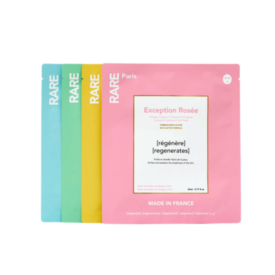 Набір масок для обличчя RARE Paris Box of 4 Face Mask 4шт.