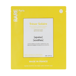 Успокаивающая маска для лица RARE Paris Trésor Solaire с витамином Е и экстрактом арники