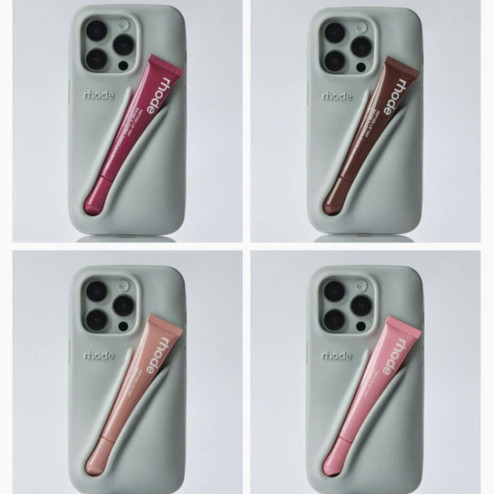 Чехол для айфону RHODE Compatible with iPhone 16 Pro Max в кольорі: сірий