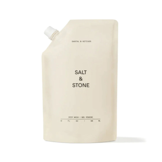 Гель для душу з ароматом сандалу та ветиверу SALT&STONE Body Wash Santal&Vetiver Refill 946ml