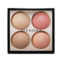  Палитра для лица SEPHORA Microsmooth Multi Tasking Baked Face Palette 4x2.5g в оттенке: enchant