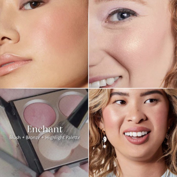  Палітра для обличчя SEPHORA Microsmooth Multi Tasking Baked Face Palette 4x2.5g у відтінку: enchant