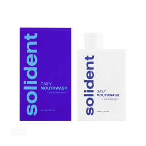 Ополіскувач для ротової порожнини SOLIDENT Daily Mouthwash 250ml зі смаком: Blackcurrant mint