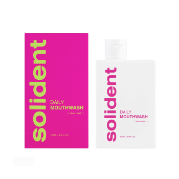 Ополіскувач для ротової порожнини SOLIDENT Daily Mouthwash 250ml зі смаком: Peach mint