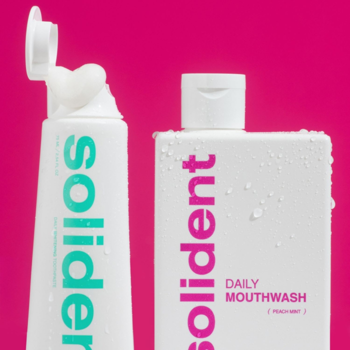 Ополаскиватель для ротовой полости SOLIDENT Daily Mouthwash 250ml со вкусом: Peach mint