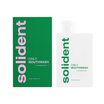 Ополіскувач для ротової порожнини SOLIDENT Daily Mouthwash 250ml зі смаком: Watermelon mint
