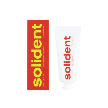 Щоденна відбілювальна зубна паста SOLIDENT Daily Whitening Toothpaste 25ml зі смаком: Pineapple mint