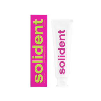 Щоденна відбілювальна зубна паста SOLIDENT Daily Whitening Toothpaste 90ml зі смаком: Peach mint