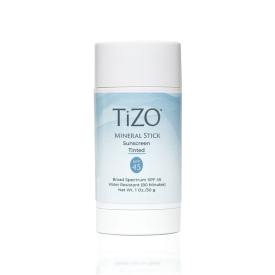 Стик минеральный солнцезащитный с оттенком TIZO Mineral Stick Tinted SPF45, 30 g