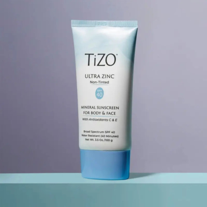 Крем минеральный солнцезащитный для лица и тела TIZO Ultra Zinc Body, Face Non-Tinted SPF40,100g