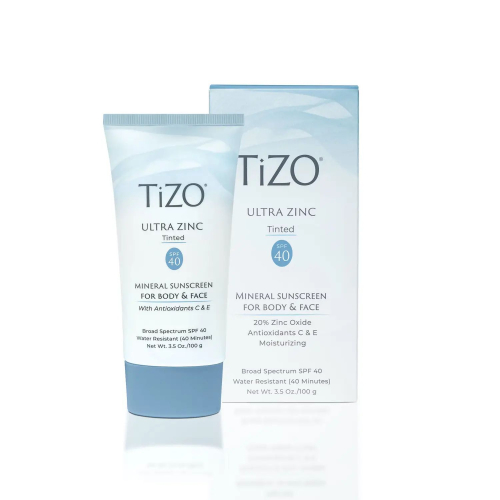Крем сонцезахисний для обличчя та тіла з відтінком TIZO Ultra Zinc Body,Face Tinted SPF40,100g