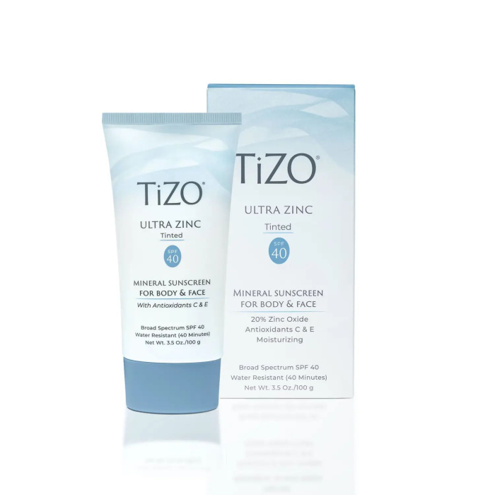 Крем сонцезахисний для обличчя та тіла з відтінком TIZO Ultra Zinc Body,Face Tinted SPF40,100g