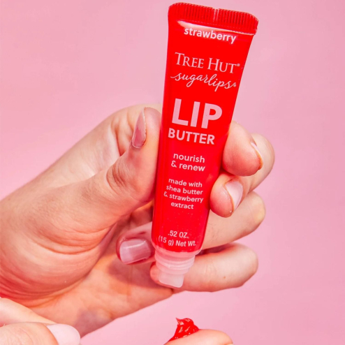Баттер для губ Tree Hut Lip Butter 15g зі смаком: Strawberry Sugarlips