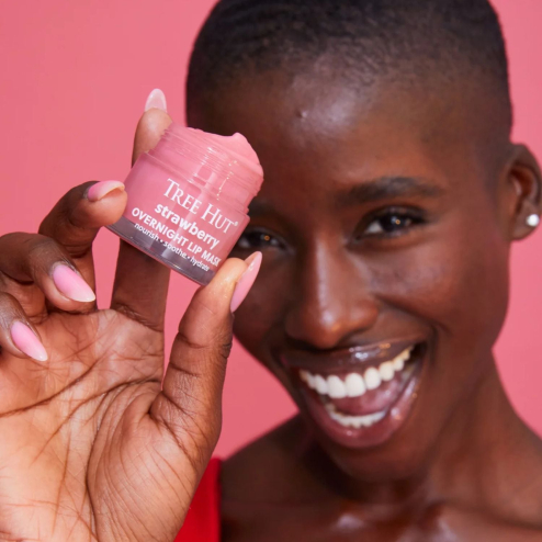 Нічна маска для губ Tree Hut Lip Mask 17g зі смаком: Strawberry Overnight