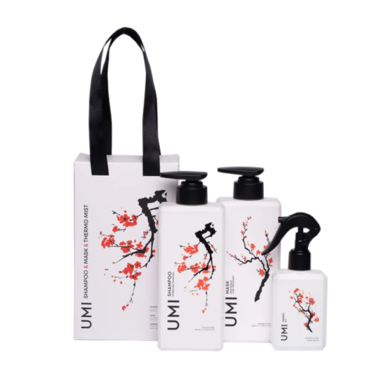 Набір для догляду за волоссям UMI Shampoo&Mask&Thermo mist 480х480х150мл