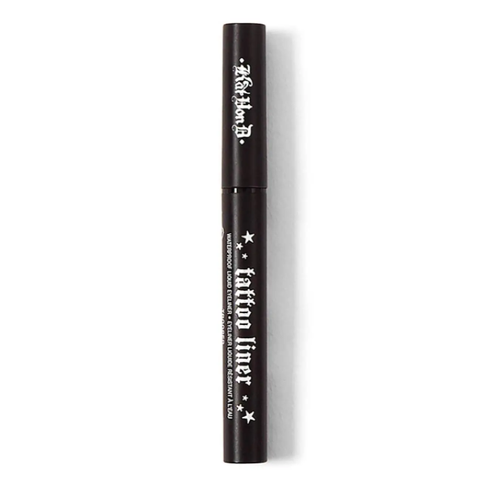 Водостійка підводка для повік із пензлем KVD Vegan Beauty Tattoo Liner Waterproof Black 0.55 ml