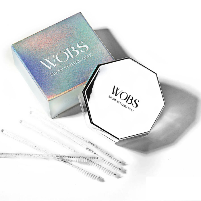 Віск для фіксації брів WoBs прозорий Brow styling Wax 30g