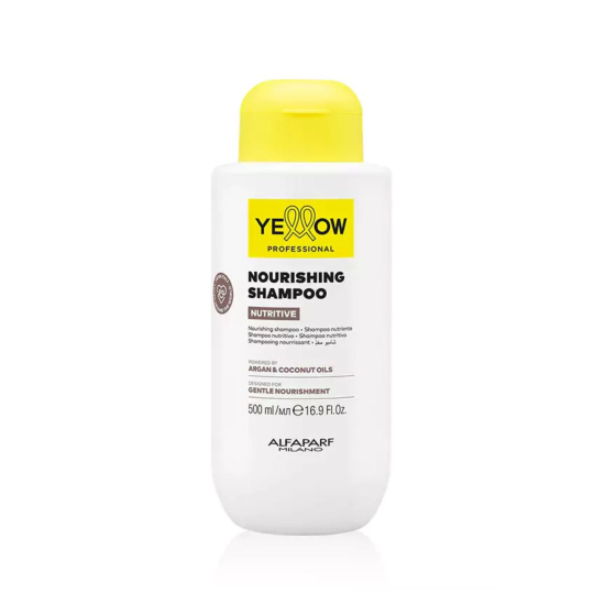 Шампунь для сухого і пошкодженого волосся Yellow Nutritive Argan & Coconut Shampoo 500 ml