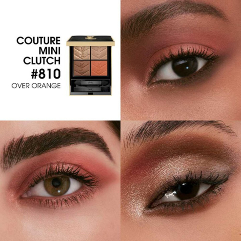 Палетка тіней YSL Couture Mini Clutch Palette 4g у відтінку: 810 OVER ORANGE
