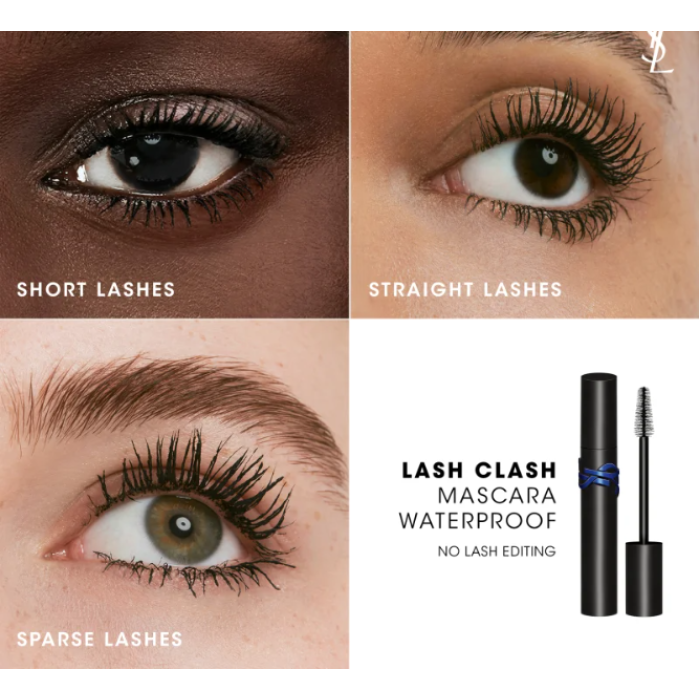 Туш для вій YVES SAINT LAURENT Lash Clash Waterproof Mascara Volume Extrême 8,6g у відтінку 1 noir/black