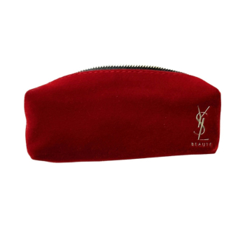 Червона міні косметичка YVES SAINT LAURENT mini poush velvet red