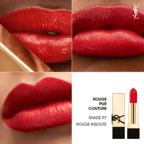 Помада для губ YVES SAINT LAURENT Rouge Pur Couture Lipstick 3,8g в оттенке: R7 rouge insolite