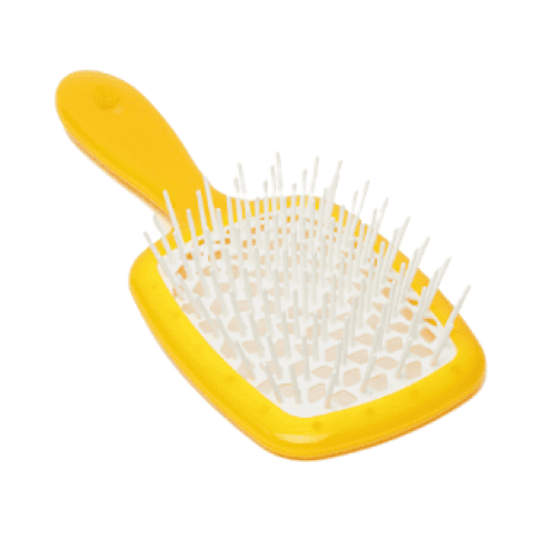 Щетка JANEKE SUPERBRUSH в оттенке: желтый темный с белым